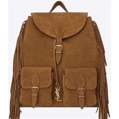 ysl fringe backpack|saint laurent fringe bag.